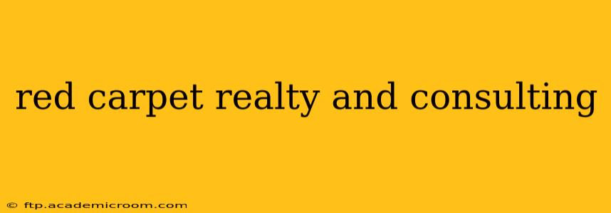 red carpet realty and consulting