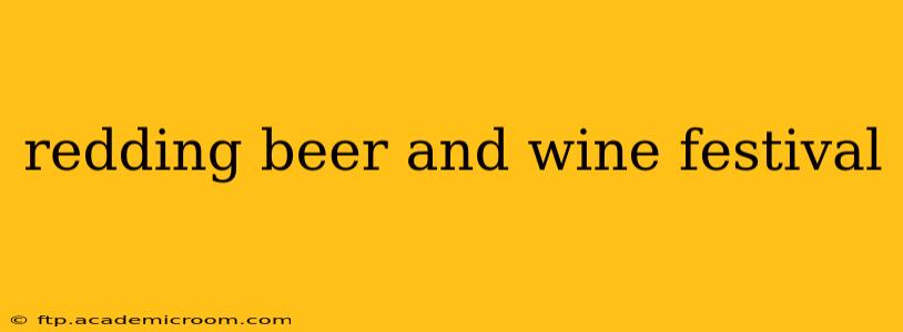 redding beer and wine festival