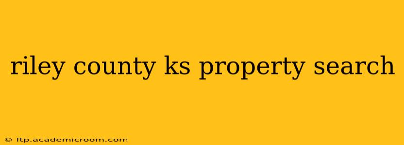 riley county ks property search