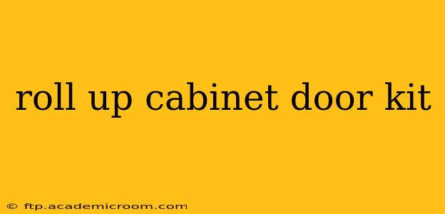 roll up cabinet door kit