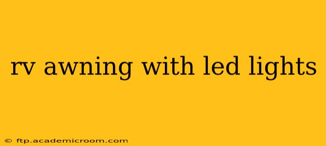 rv awning with led lights