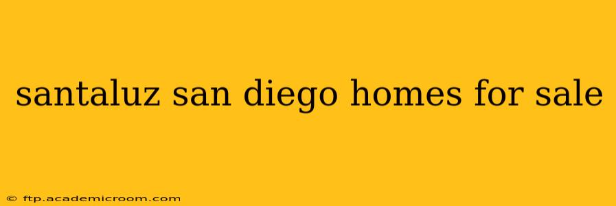 santaluz san diego homes for sale