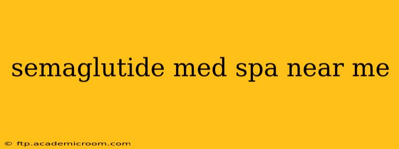 semaglutide med spa near me