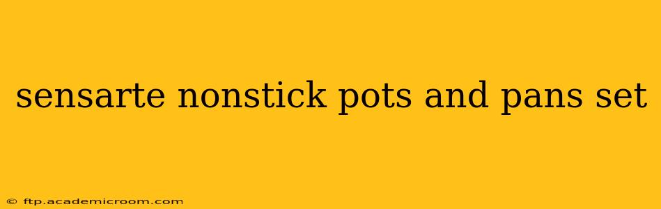 sensarte nonstick pots and pans set