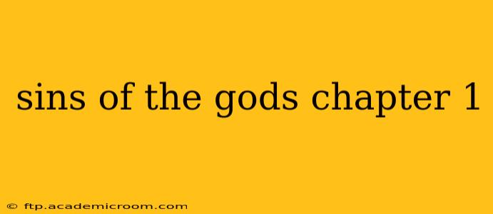 sins of the gods chapter 1