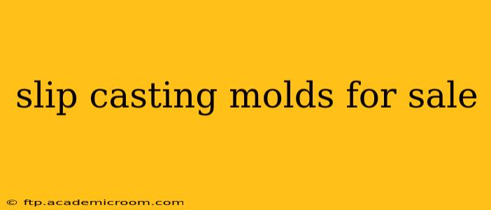 slip casting molds for sale