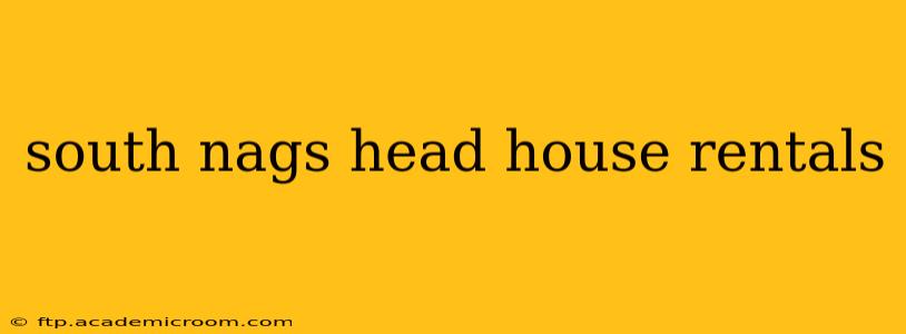 south nags head house rentals