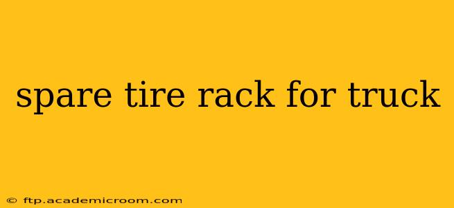 spare tire rack for truck