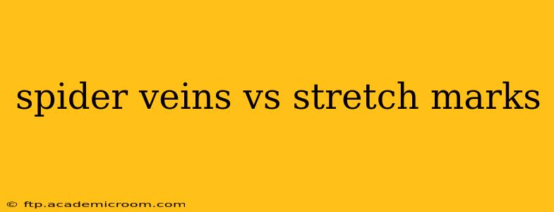 spider veins vs stretch marks