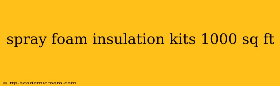 spray foam insulation kits 1000 sq ft