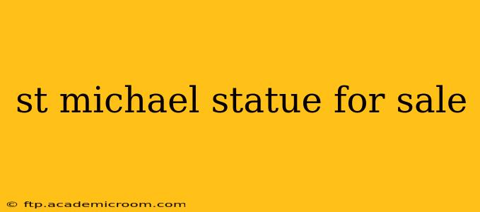 st michael statue for sale