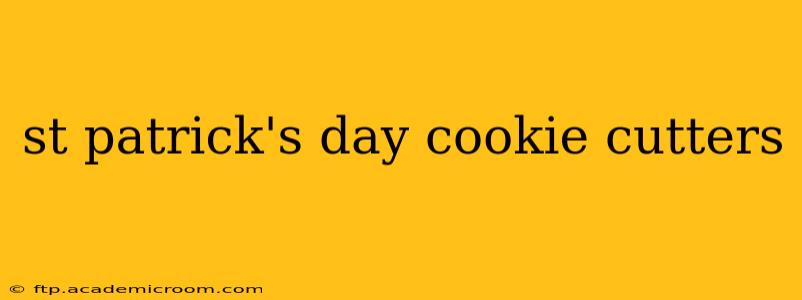 st patrick's day cookie cutters