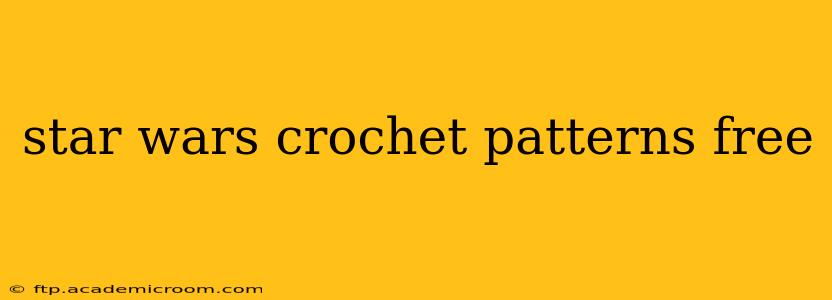 star wars crochet patterns free