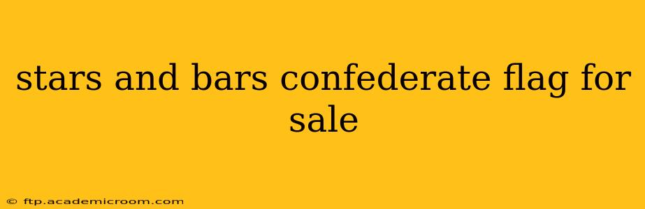stars and bars confederate flag for sale
