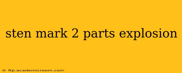 sten mark 2 parts explosion