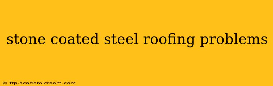 stone coated steel roofing problems