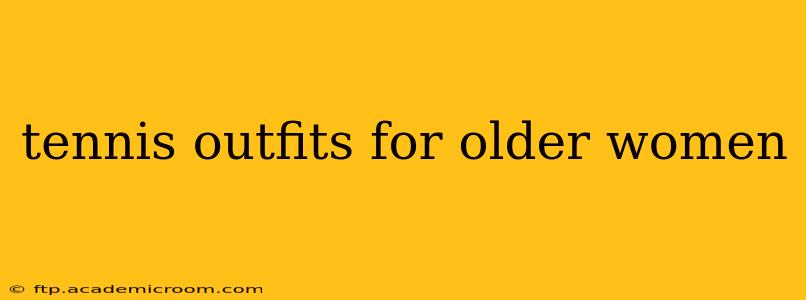 tennis outfits for older women