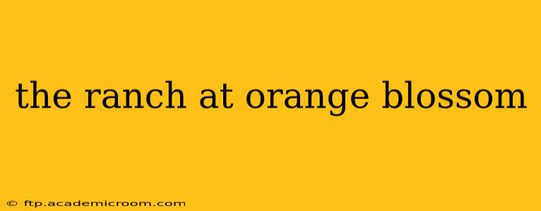 the ranch at orange blossom