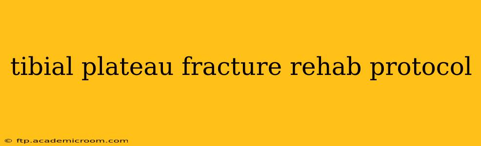 tibial plateau fracture rehab protocol