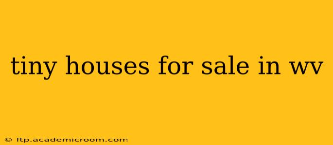 tiny houses for sale in wv