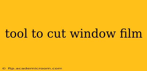tool to cut window film
