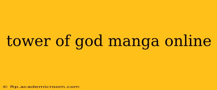 tower of god manga online