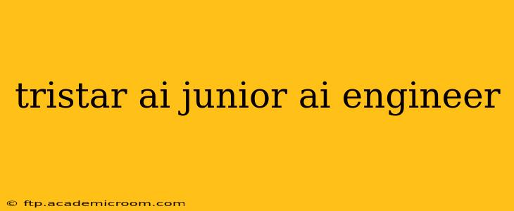 tristar ai junior ai engineer