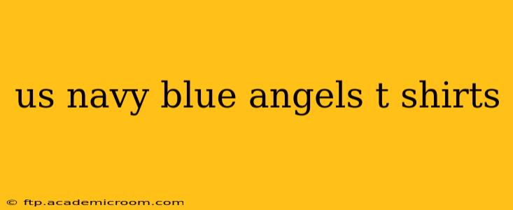 us navy blue angels t shirts