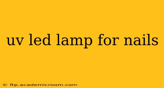 uv led lamp for nails