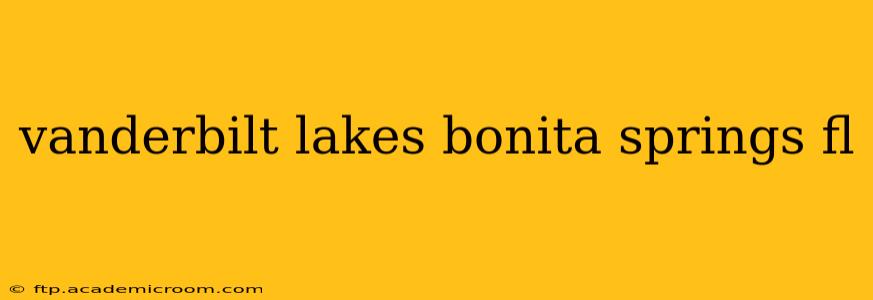 vanderbilt lakes bonita springs fl