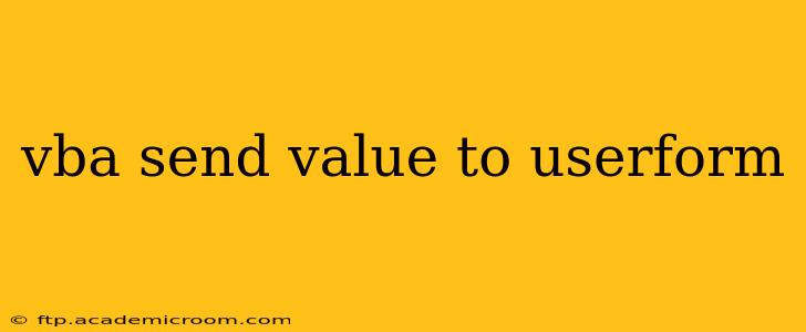vba send value to userform