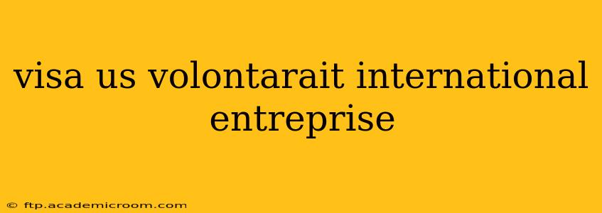visa us volontarait international entreprise