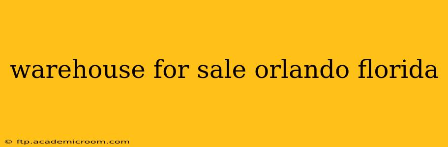 warehouse for sale orlando florida