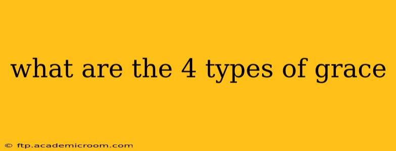 what are the 4 types of grace
