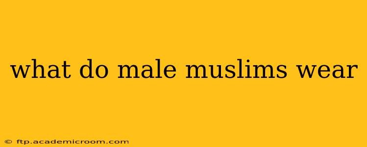 what do male muslims wear