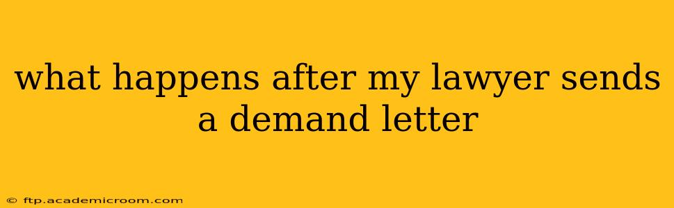 what happens after my lawyer sends a demand letter