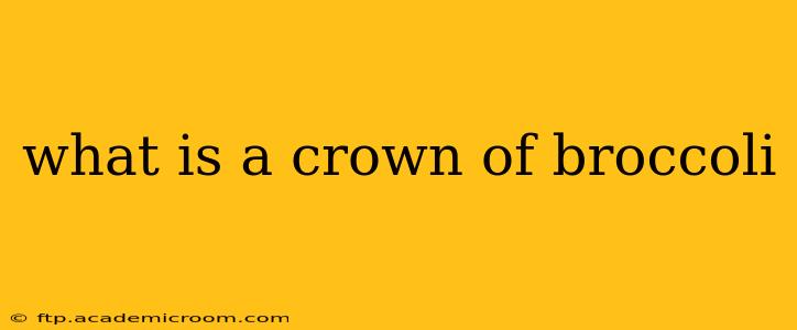 what is a crown of broccoli