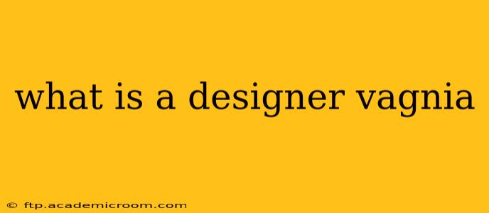 what is a designer vagnia