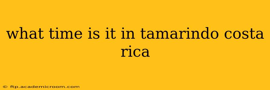 what time is it in tamarindo costa rica
