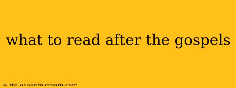 what to read after the gospels