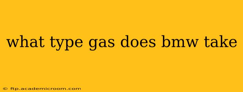 what type gas does bmw take
