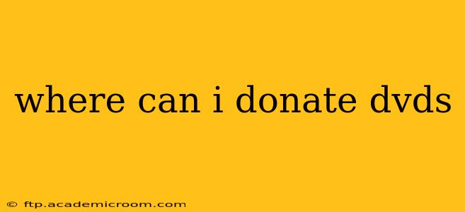 where can i donate dvds