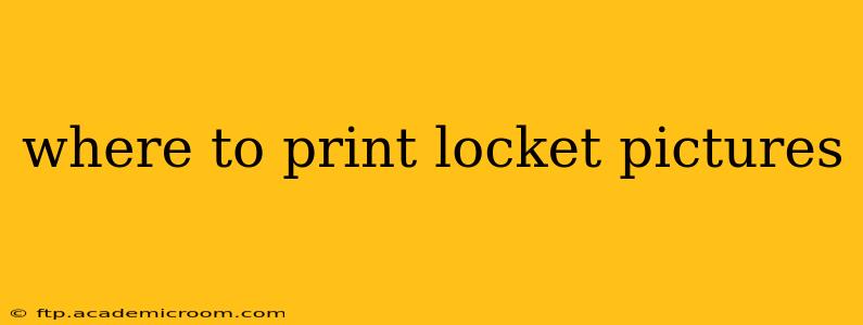 where to print locket pictures