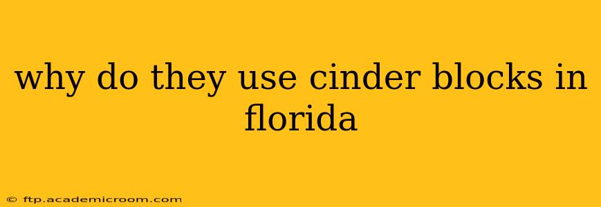 why do they use cinder blocks in florida