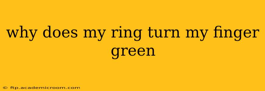 why does my ring turn my finger green