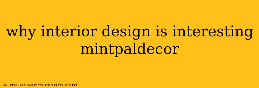 why interior design is interesting mintpaldecor