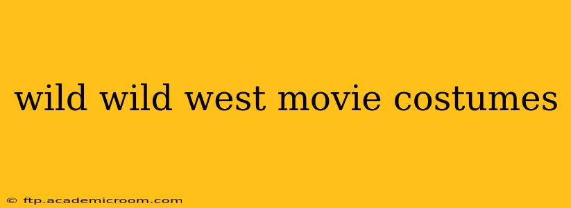 wild wild west movie costumes