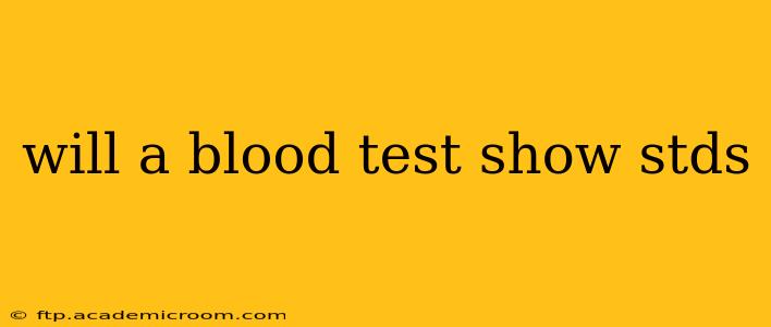 will a blood test show stds