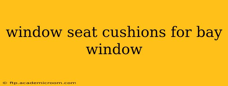 window seat cushions for bay window