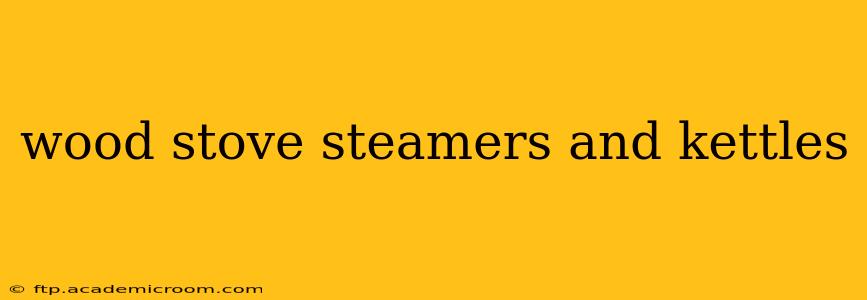 wood stove steamers and kettles